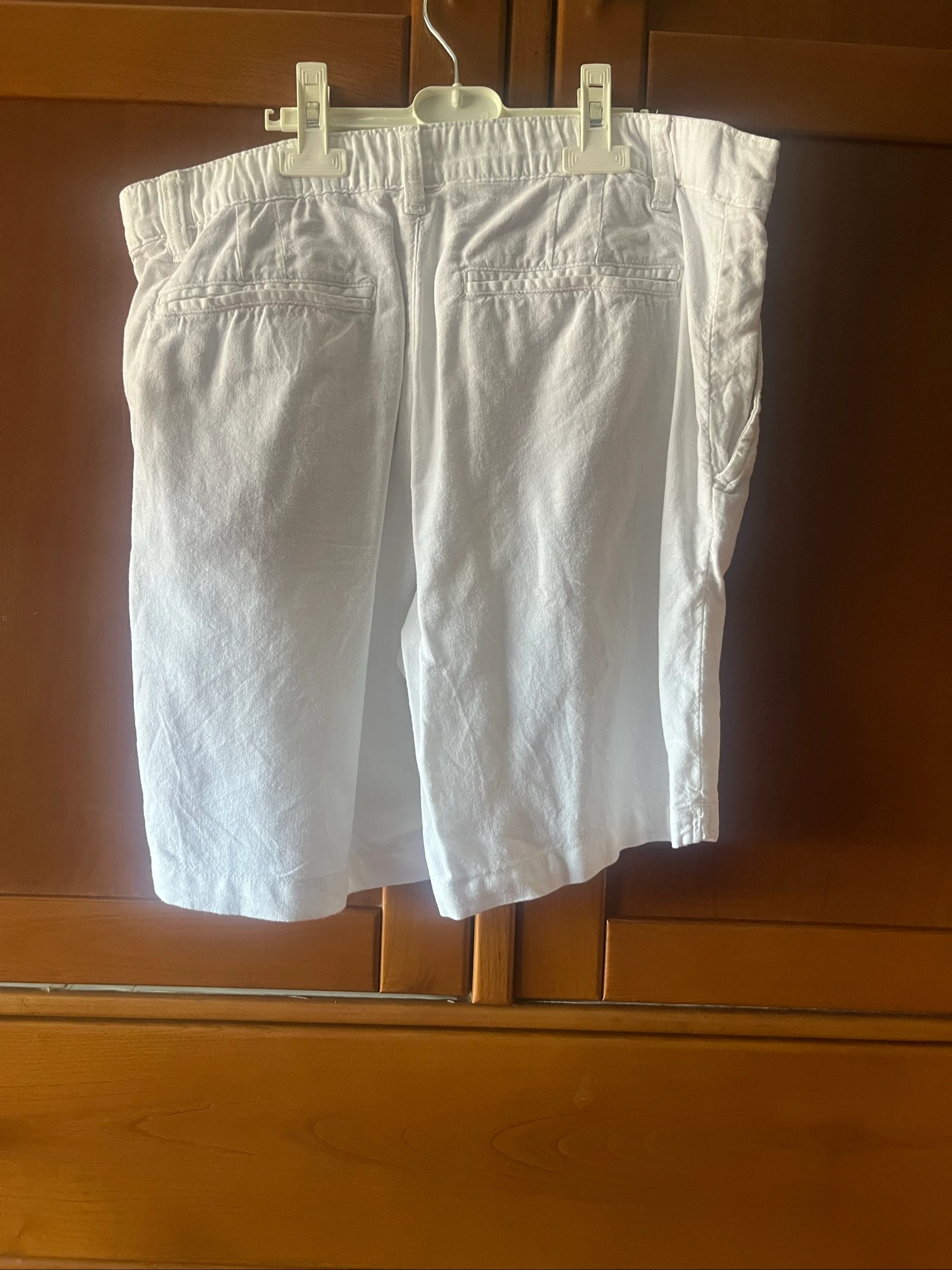 White linen shorts – photo 2